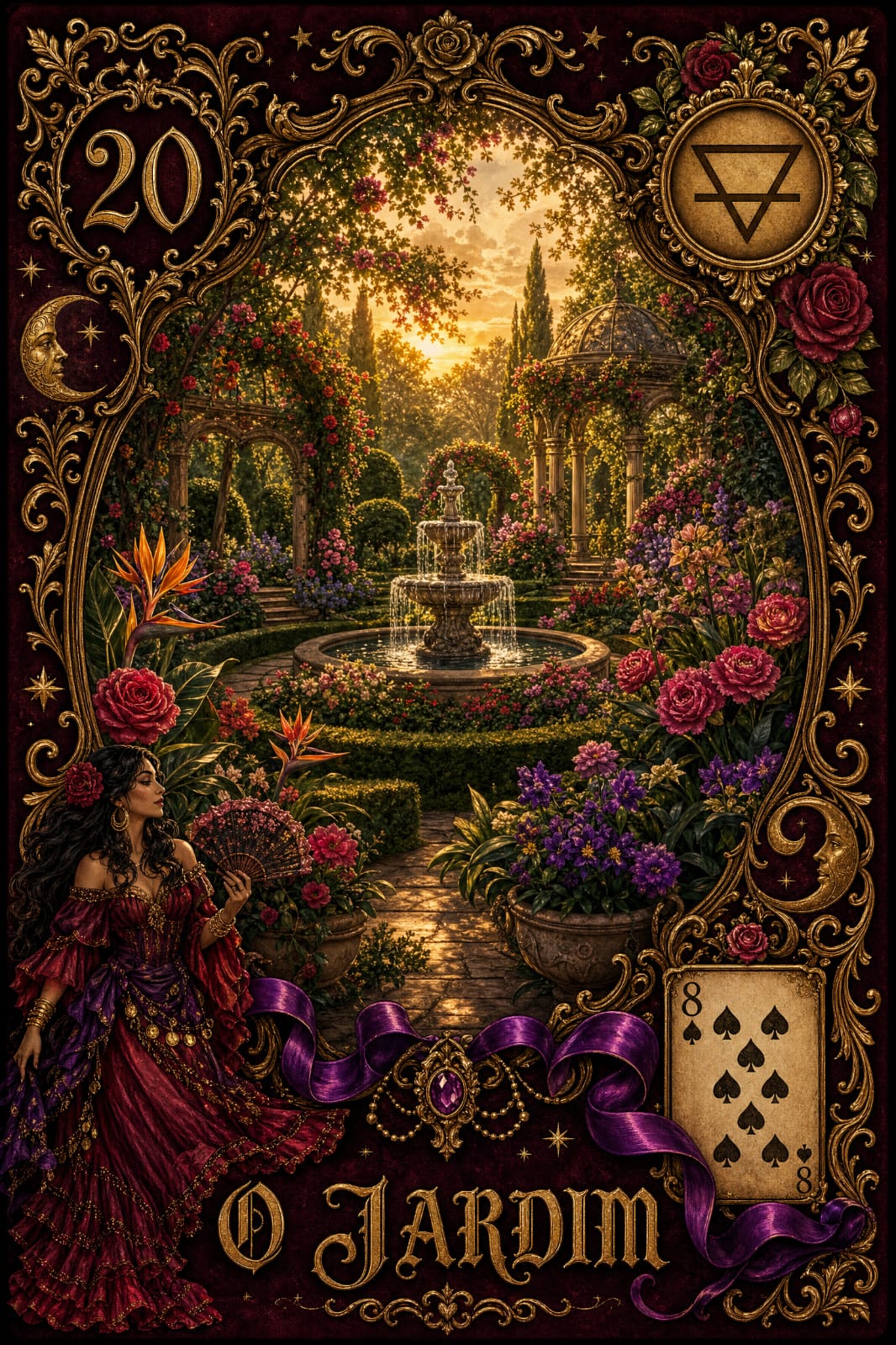 Carta do Deck Cigana Sete Saias