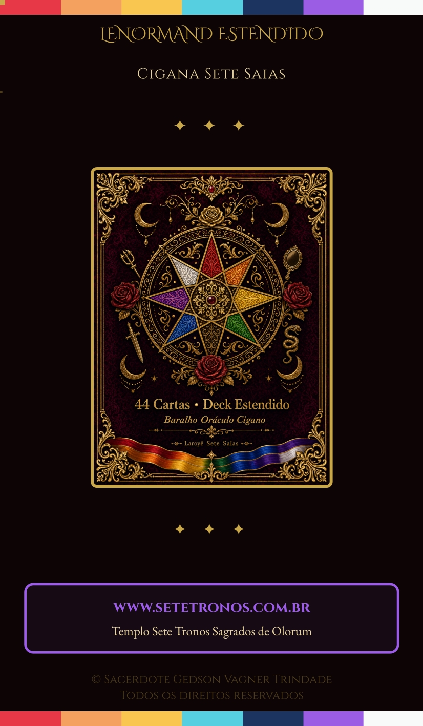 Carta do Deck Cigana Sete Saias