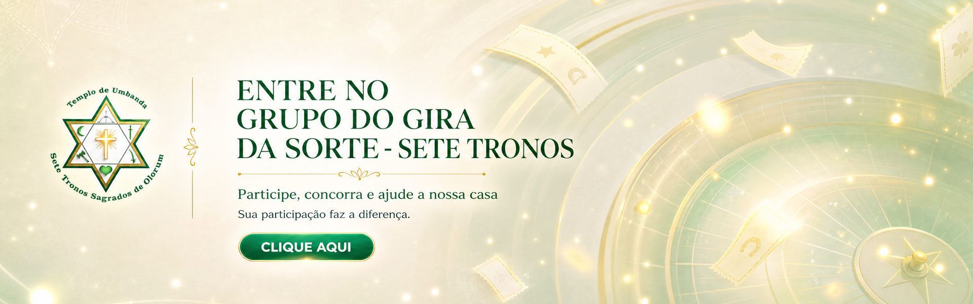 Rifa - Participe pelo nosso grupo no WhatsApp